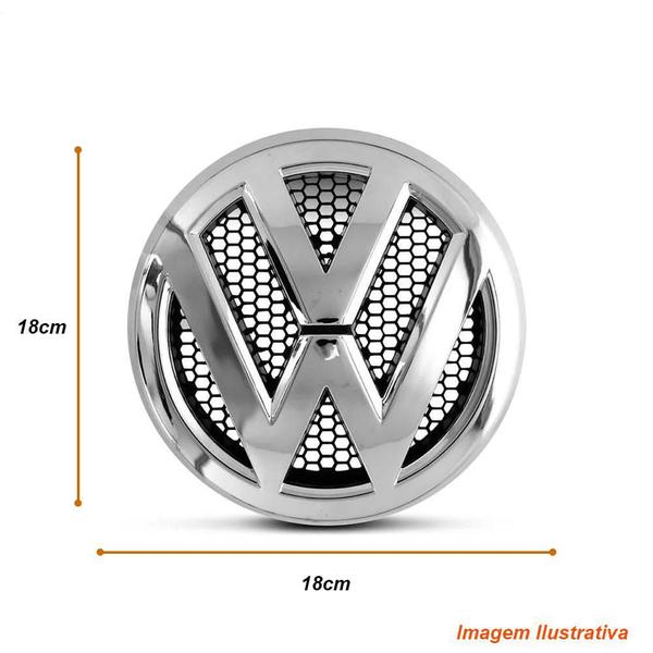 Emblema Grade Dianteira Vw Amarok 2010 Até 2016 Cromado - Marcon Imagem de Emblema Grade Dianteira Vw Amarok 2010 Até 2016 Cromado