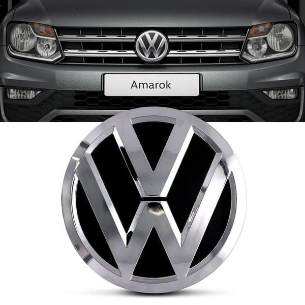 Imagem de Emblema Grade Dianteira Vw Amarok 2017 Em Diante Cromado