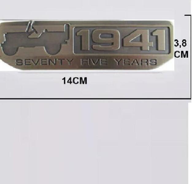 Imagem de Emblema Jeep 1941 Willys Renegade Cherokee Wrangler