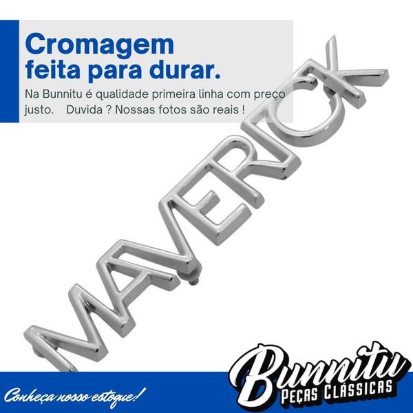 Imagem de Emblema Lateral Paralama Ford Maverick 1973 à 1979 