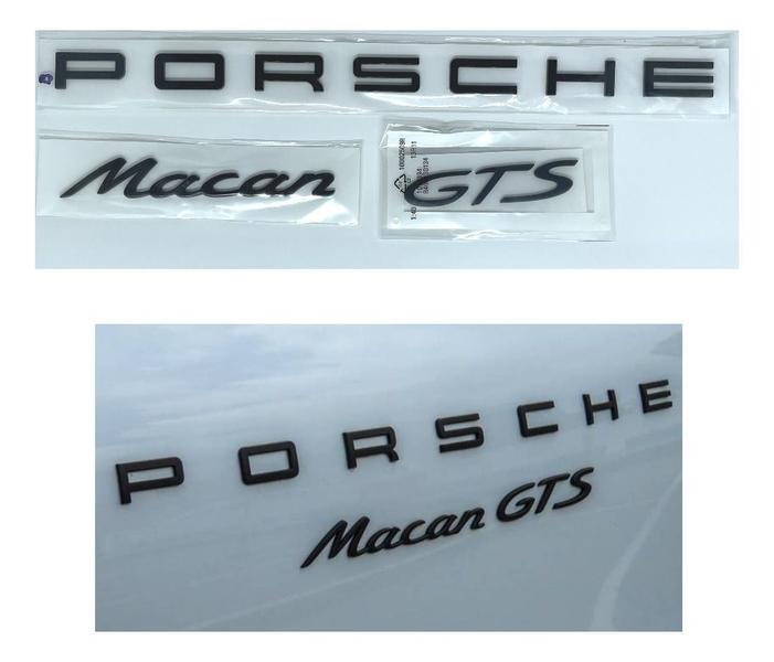 Imagem de Emblema Letra Porsche Macan Gts Preto Brilhante