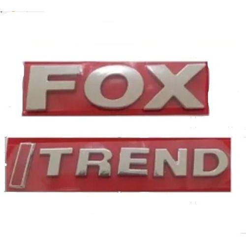 Imagem de Emblema Letreiro Fox Itrend Gol Voyage  G5 G6 Cromado