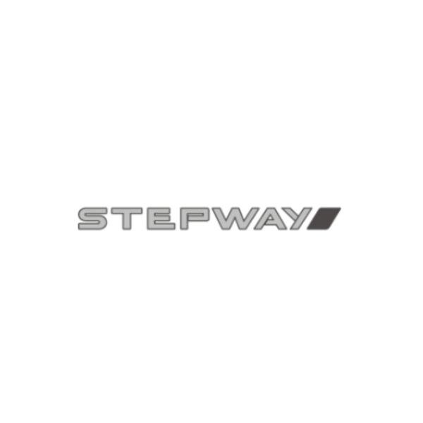 Imagem de Emblema Letreiro Stepway Branco com Prata Sandero Stepway 2008