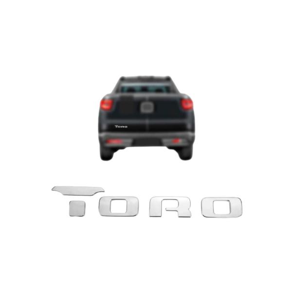 Imagem de Emblema Letreiro Toro Cromado Fiat Toro 2016 a 2022