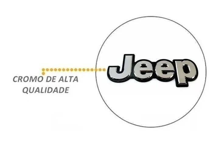 Imagem de Emblema Letreiro Traseiro Jeep Renegade Porta Mala Cromado