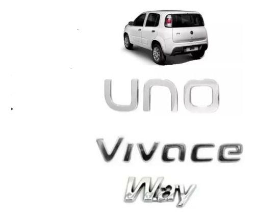 Imagem de Emblema Letreiro Uno Novo Uno + Vivace+ Way  2017 / ........