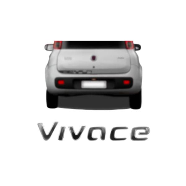 Imagem de Emblema Letreiro Vivace Cromado Uno Vivace 2011 a 2016