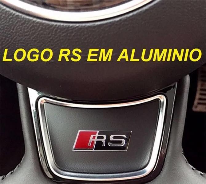 Imagem de Emblema Logo Audi Rs Volante S3 S4 S5 S6 A1 A3 A4 A6 Q3 Q5