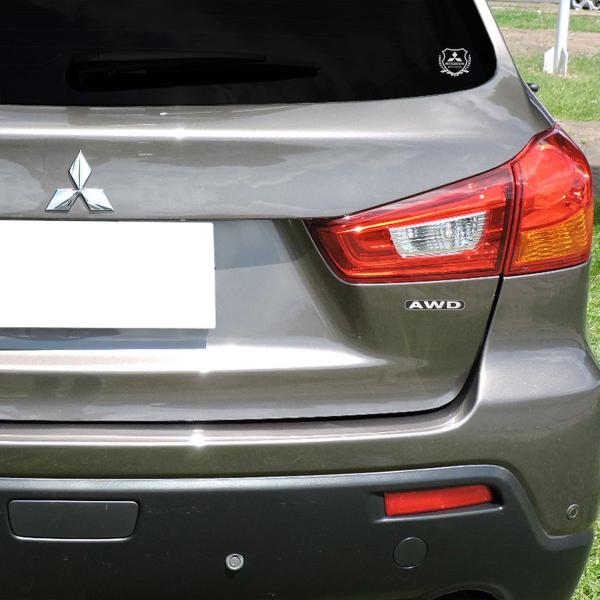 Imagem de Emblema Logo Awd Asx Outlander Tampa Traseira Mitsubishi