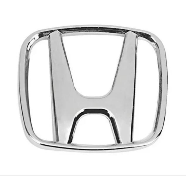 Imagem de Emblema Logo Honda Cromado Para Volante Crv Cr-v 2007 2008 2009 2010 2011 Com Pino