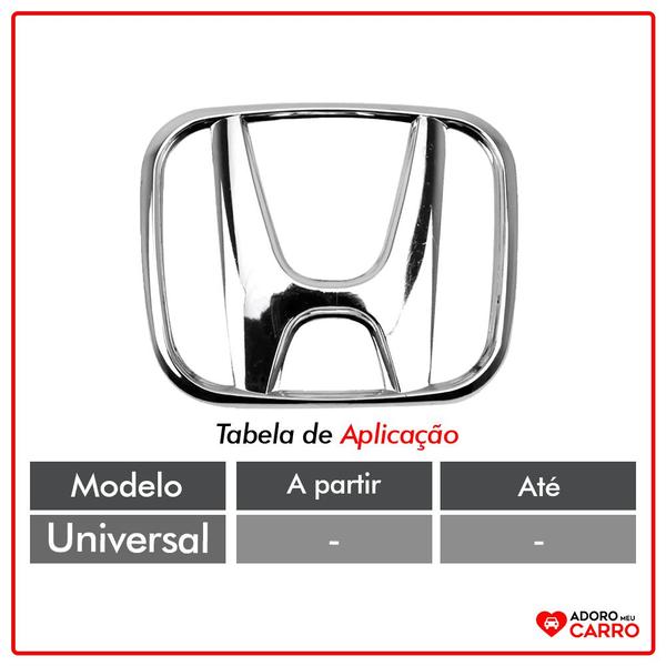 Imagem de Emblema Logo Honda Porta-Malas Cromado