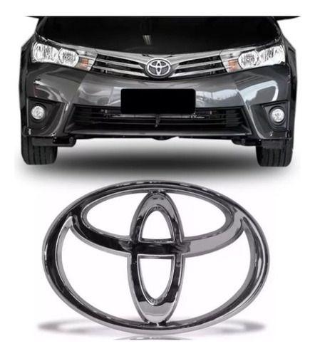 Imagem de Emblema Logo Toyota Grade Corolla 2015 2016 2017 Cromado