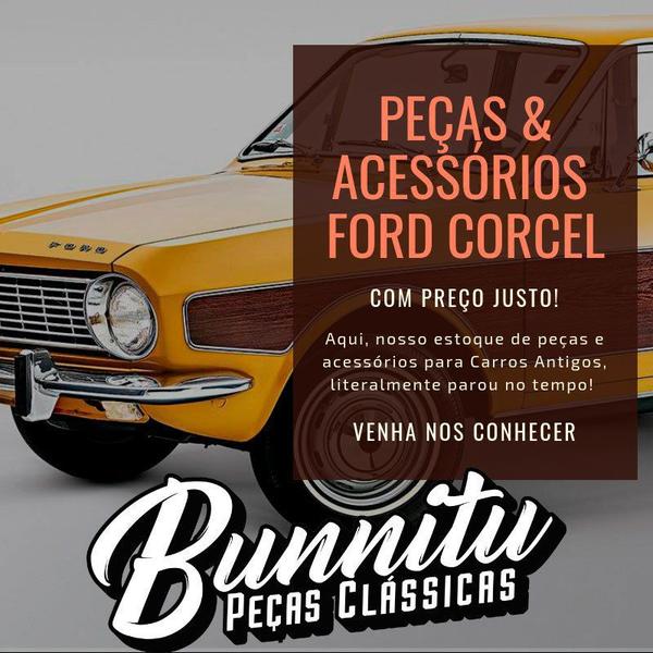 Imagem de Emblema Manuscrito Modelo Fundo Preto Ford Corcel 1