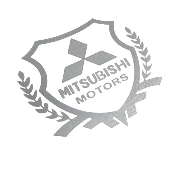 Emblema Mitsubishi Pajero Full Traseiro Cromado Resinado