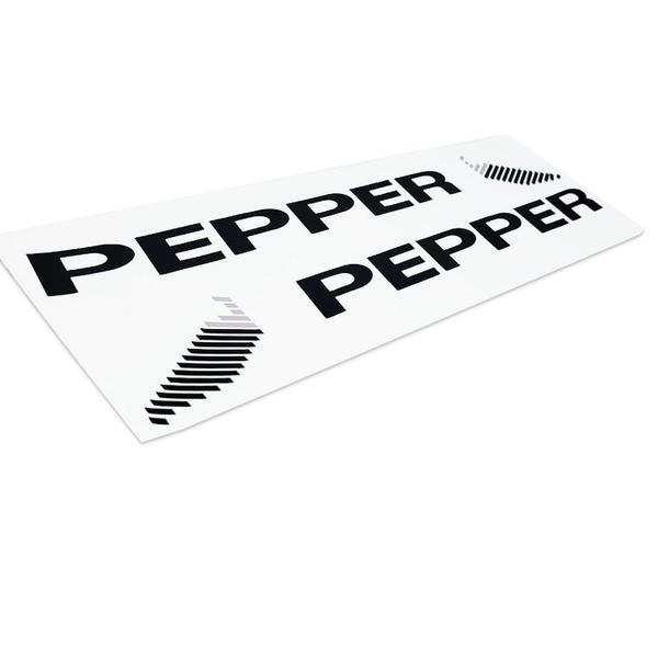 Imagem de Emblema Pepper Saveiro Up Vermelho 2018/2020 Adesivo Lateral