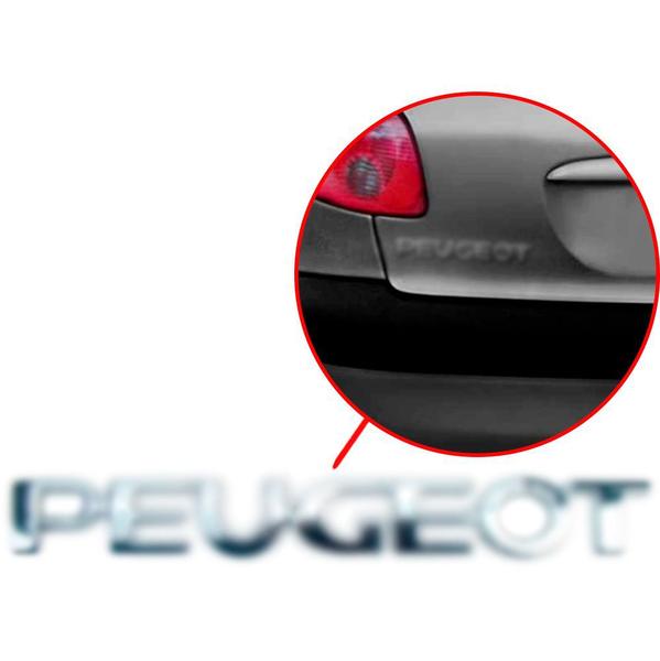 Imagem de Emblema Peugeot 2001 A 2014 Porta-Malas Cromado