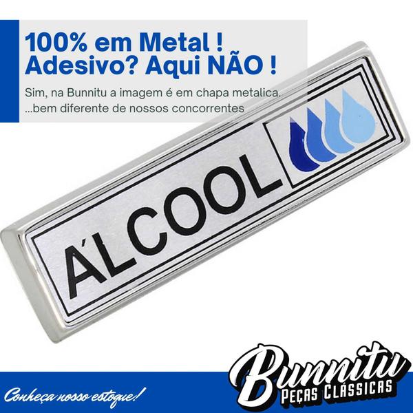 Imagem de Emblema Plaqueta Álcool Paralama Lateral Ford Galaxie Landau Corcel Del Rey - 110