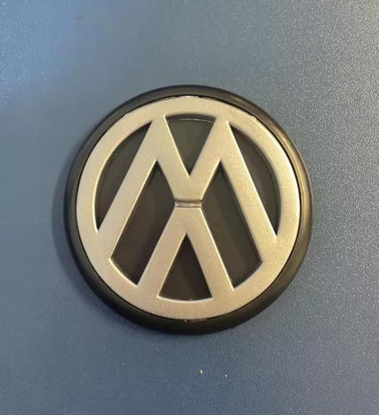 Imagem de Emblema Porta Malas Vw Gol Quadrado Parati Voyage A 91 Cinza