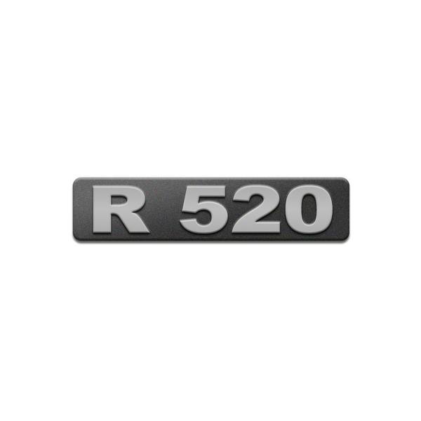 Imagem de Emblema Potência Para Scania R520 Moderno - Cinza