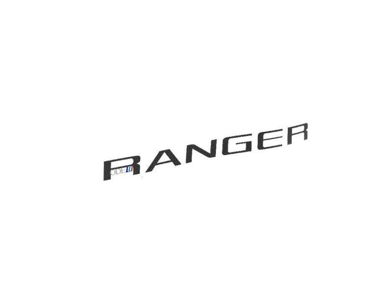 Imagem de Emblema 'ranger' tampa traseira preto 13/... pequeno