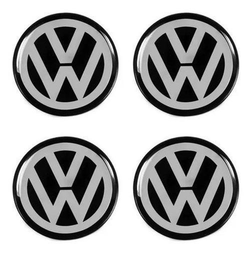 Imagem de Emblema Resinado Volkswagen Gol Voyage Fox Polo Centro 48Mm