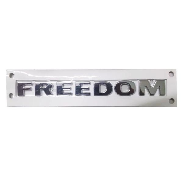 Imagem de Emblema Sigla Adesivo  Freedom  Novo Original Genuino Fiat Toro