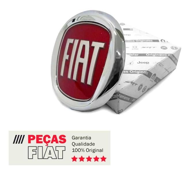 Imagem de Emblema Sigla Fiat Grade Radiador Punto Nova Original 735503991