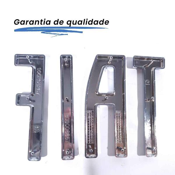 Imagem de Emblema Sigla Grade Dianteira Frente Fiat Nova Strada 2021 2022 Original