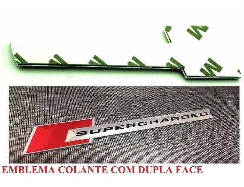 Imagem de Emblema Supercharged Vw Audi A1 A3 A4 S3 S4 S5 S6 S7 Tt/S