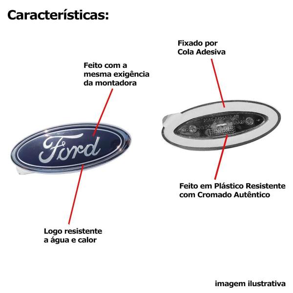 Imagem de Emblema Tampa Traseiro Ford Fiesta Hatch 02 A 14