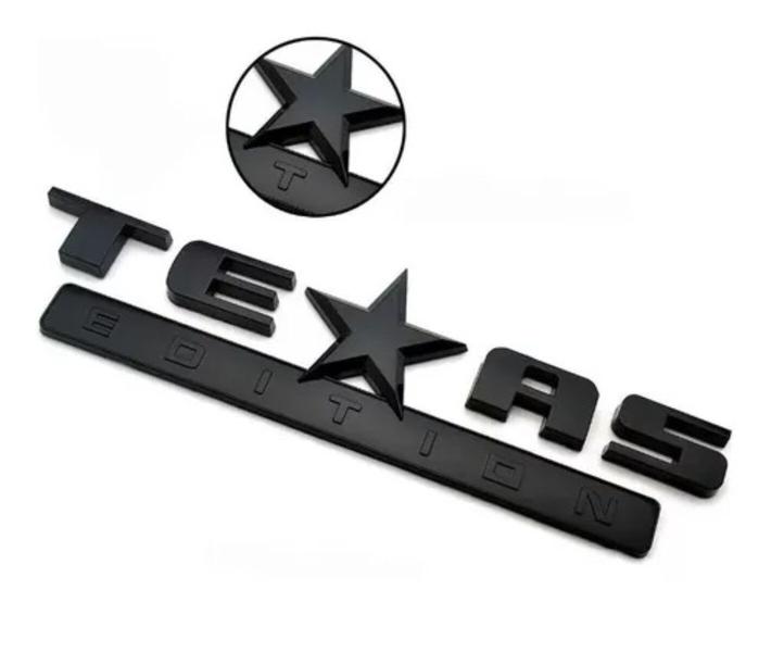 Imagem de Emblema Texas Edition Letreiro Preto Para Blazer S10 Equinox