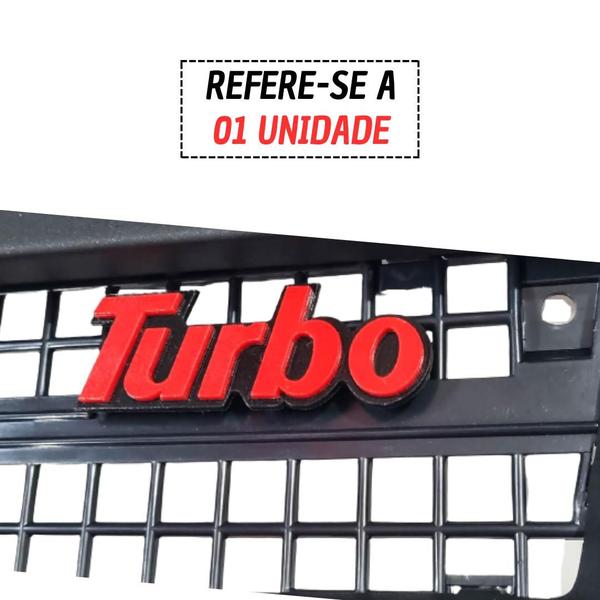 Imagem de Emblema Turbo da Grade do Uno e Tempra Turbo  JR0156