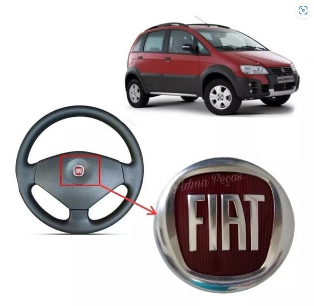 Imagem de Emblema Volante Fiat Idea 2008 2009 2010 Original