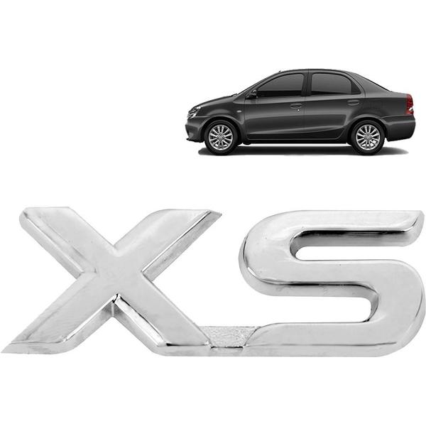 Imagem de Emblema Xs Etios 2013 A 2020 Cromado