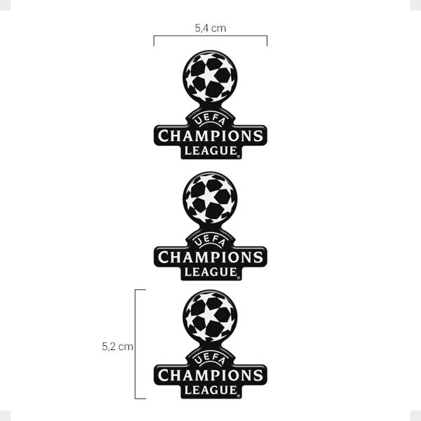 Imagem de Emblemas Compatível Kicks Champions League 2019/ Alto Relevo