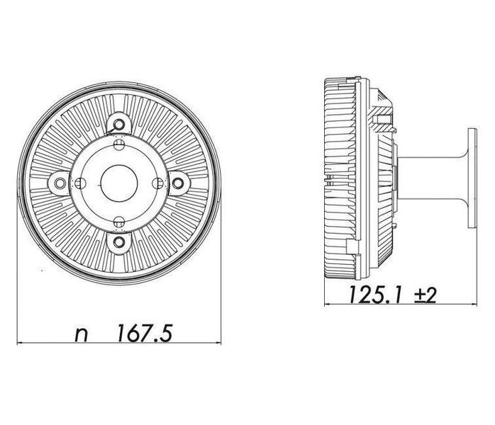 Imagem de Embreagem viscosa mercedes l-1218 l-1418 l-1620 1996 a 2005 