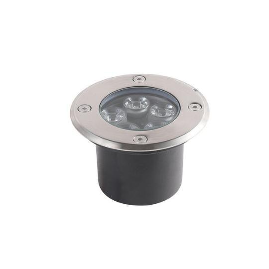 Imagem de Embutido de Solo Dresden LED IP67 Alum 80mm Bivolt 3W 3000K - Inox