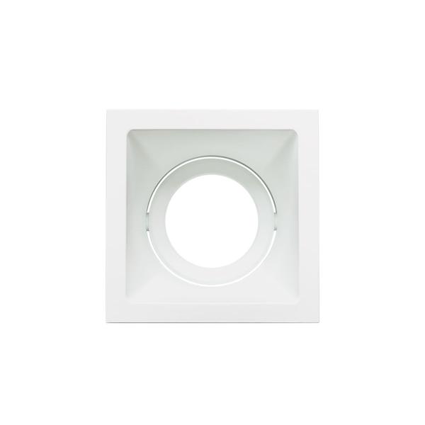 Embutido Quadrado Recuado Direcionável Square Ghost Par20 1xE27 Branco Stella Imagem de Embutido Quadrado Recuado Direcionável Square Ghost Par20 1xE27 Branco Stella