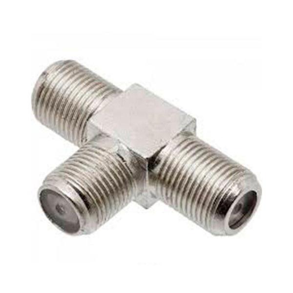 Emenda Blindada Em T F + F Para Cabo Coaxial - MXT Imagem de Emenda Blindada Em T F + F Para Cabo Coaxial
