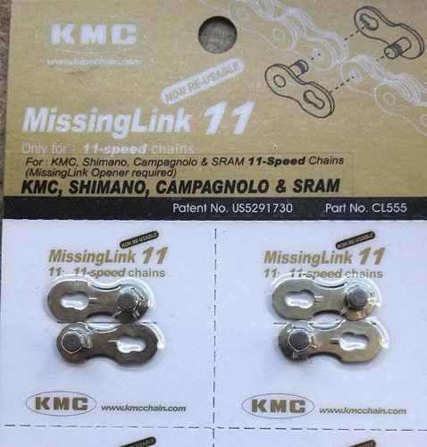 Imagem de Emenda Corrente Kmc Power Link 11v Missing Link Shimano Sram