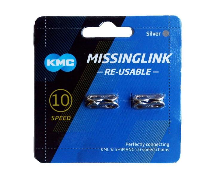 Imagem de Emenda de corrente kmc cl559r 10v silver / prata - power link - 02 und