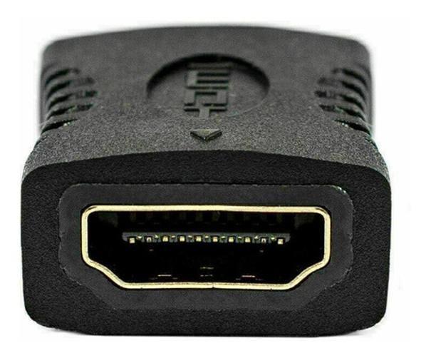 Imagem de Emenda Hdmi Fêmea Liga Cabo Extensão Conector Adaptador