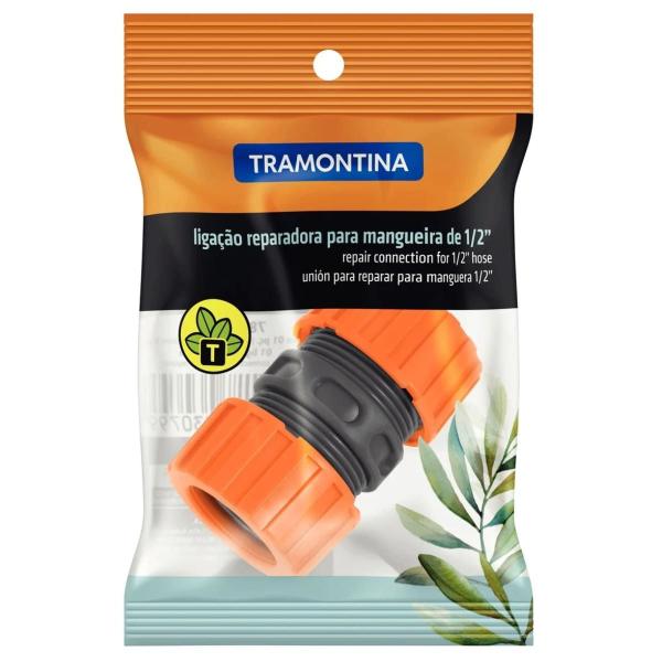 Imagem de Emenda Ligação Reparadora Extensor Para Mangueira 1/2"  Tramontina  Kit 02 Un