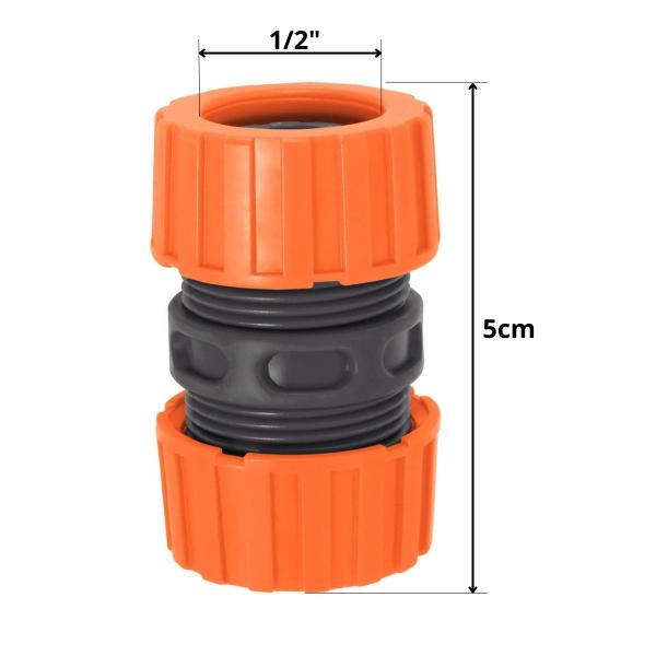 Imagem de Emenda Ligação Reparadora Extensor Para Mangueira 1/2"  Tramontina  Kit 05 Un