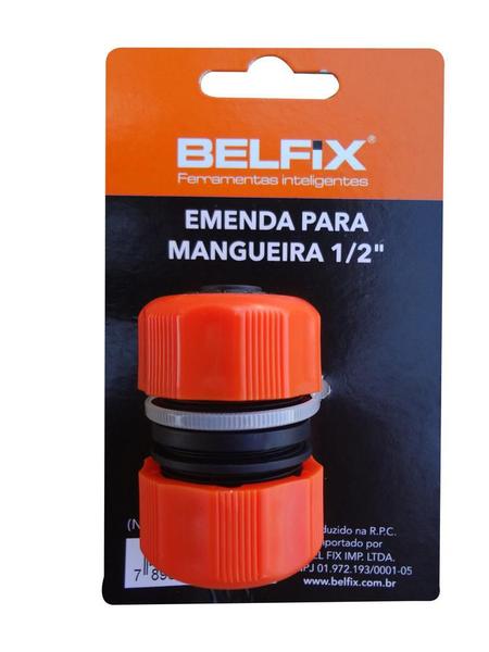 Imagem de Emenda para mangueira 1/2" plástico abs - Belfix