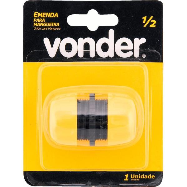 Imagem de Emenda para mangueira jardim 1/2" plástico - Vonder