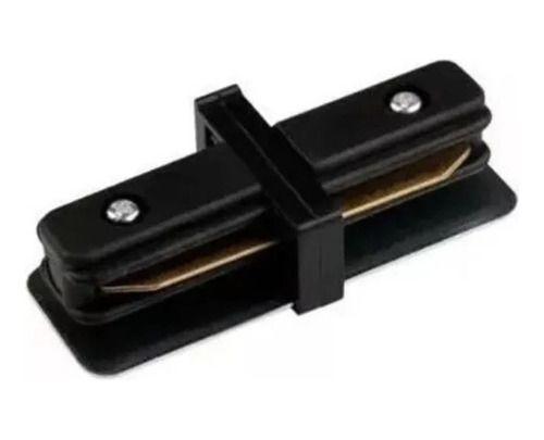 Imagem de Emenda Para Trilho Reta Preto Aaatop Conector - Preto