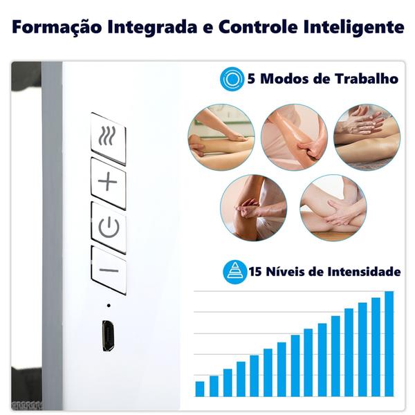 Imagem de Ems Foot Massager Massagem De Compressão Alívio Câimbras e Inchaço nas Pernas