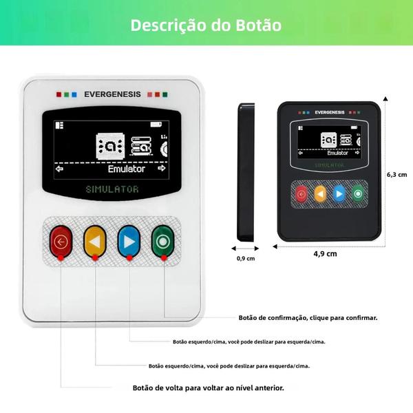 Emulador Inteligente Amiibo NFC Pixl.Js iNFC OLED Bluetooth