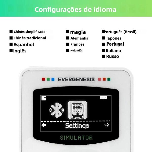 Emulador Inteligente Amiibo NFC Pixl.Js iNFC OLED Bluetooth
